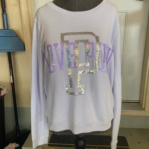PINK crew neck sweatshirt